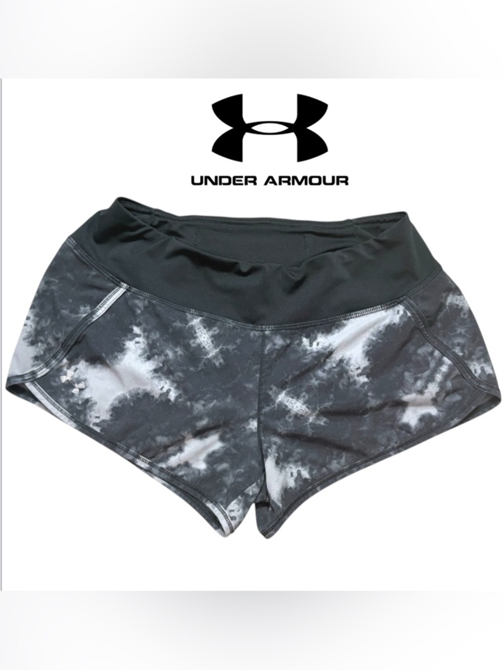 Under Armour 2.5" Lined Running Shorts Style# 1237400 - Black Tie Dye, Sz S